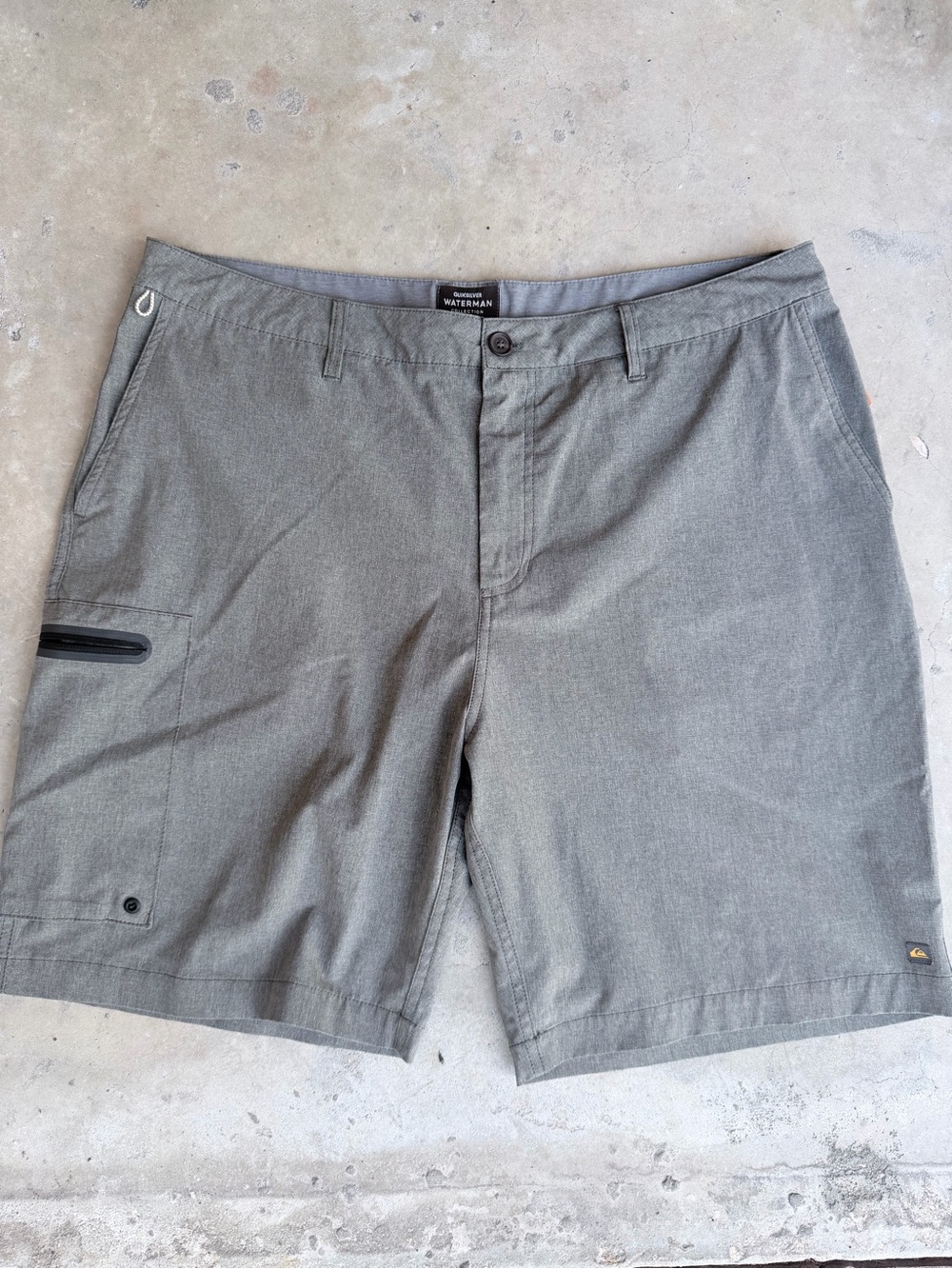 Men's Waterman Hybrid Gray Swim to Land Shorts